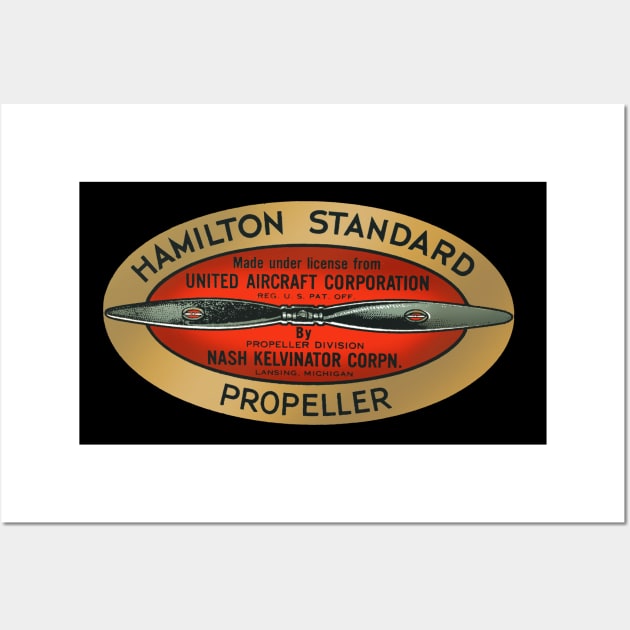 Hamilton Standard Propellors Wall Art by Midcenturydave